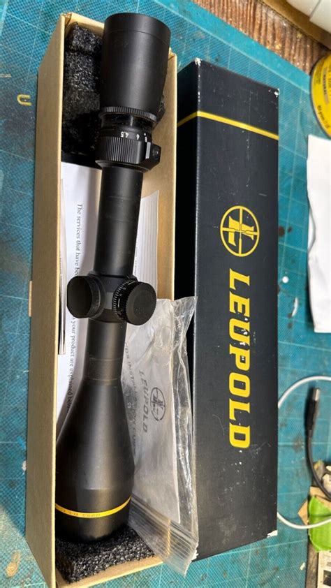 Leupold Vx3i 45 14x 50mm Duplex Reticle Matte Black Rifle Scope With Ao Ebay