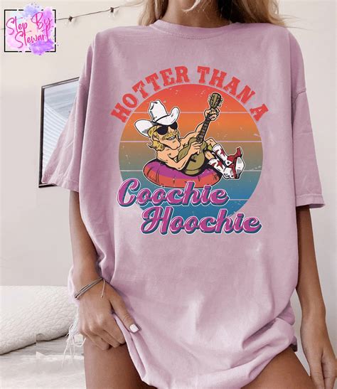 Hotter Than A Hoochie Coochie Vintage Colorful Shirt Teeholly