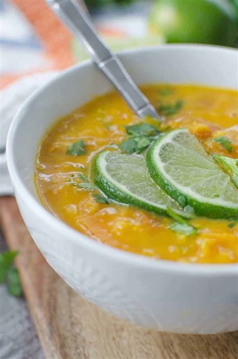 Red Lentil Curry Soup Delish Knowledge