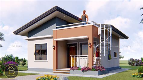 Bungalow House Design With Terrace In Philippines Diario Para Chicas