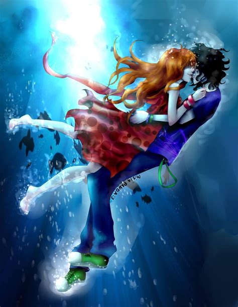 An Underwater Kiss By Misiapanda On Deviantart