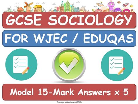 GCSE Sociology Model Mark Answers X Social Stratification WJEC EDUQAS Exam