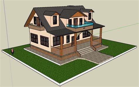 Sketchup House Model Free Download Image To U