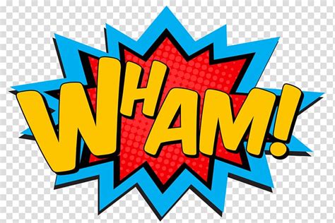 Wham Text Illustration Superman Pop Art Superhero Comic Book Comics