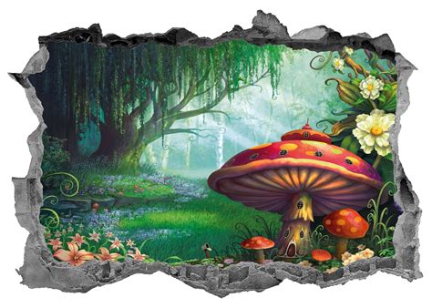 Enchanted Forest Wall Stickers Decor Decals Kids Wall Art Etsy