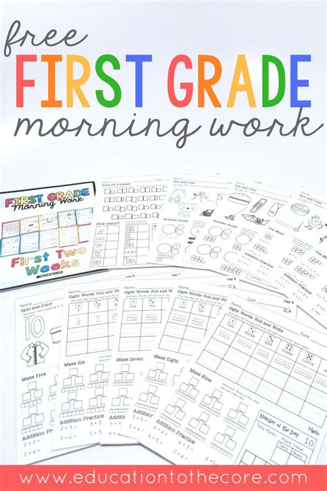 26 Morning Work Ideas And Routines For Primary Teachers First Grade