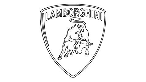 Lamborghini Logo Coloring Pages