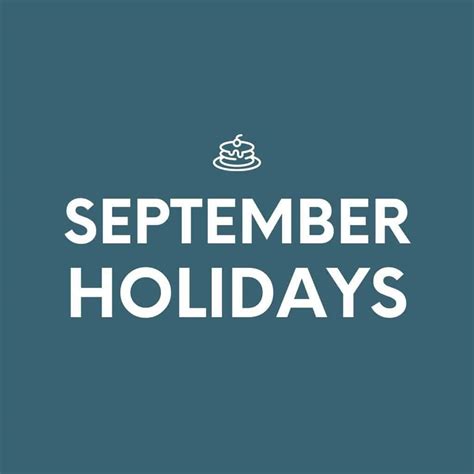 Fun September Holidays Random And Fun Holidays Youll Like So Festive