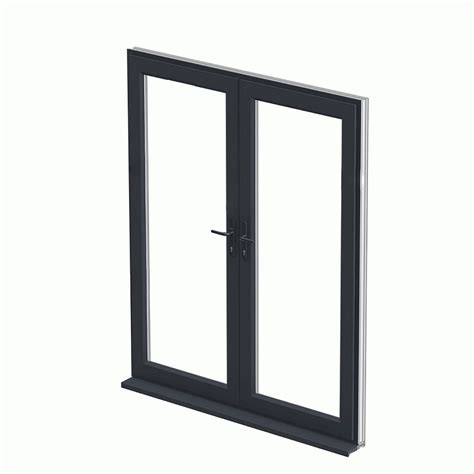 Upvc French Doors Anthracite Grey