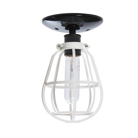 Modern Cage Light Ceiling Mount Industrial Light Electric