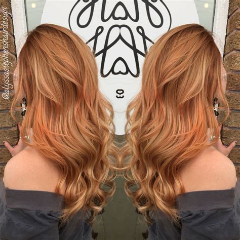 Strawberry Blonde Bombshell Copper Hair By Alyssa Stephens Blonde Hair Color Strawberry
