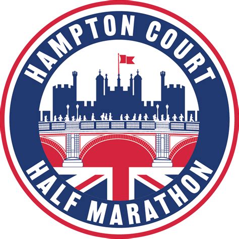 Hampton Court Half Marathon Running In Thames Ditton