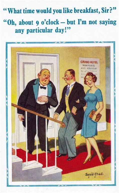 waiter waiter breakfast time man plans long sex nights joke humour postcard topics humour