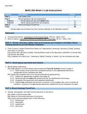 Bios Week Lab Docx April Allen Bios Week Lab Instructions