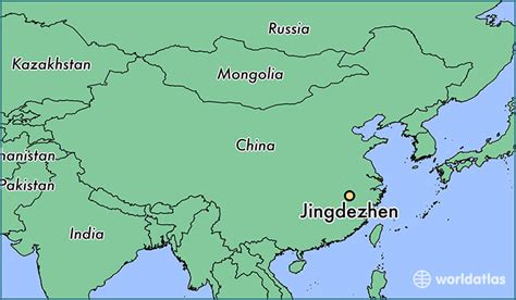 Where Is Jingdezhen China Jingdezhen Jiangxi Map