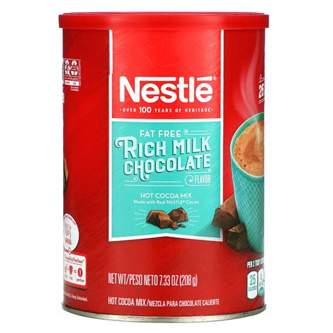 Nestle Hot Cocoa Mix Rich Milk Chocolate Flavor Fat Free Oz