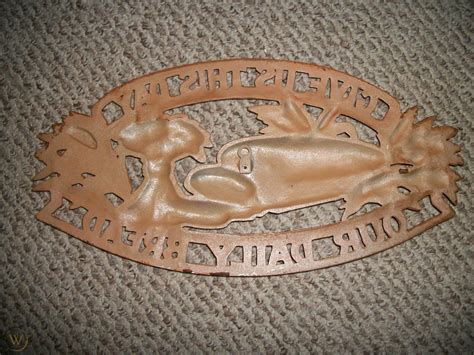 Vintage Sexton Kitchen Prayer Plaque Give Us This Day Our Daily Bread