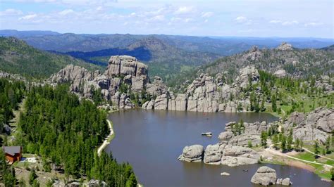 Custer State Park South Dakota By 4k Aerial Drone View Stock Video
