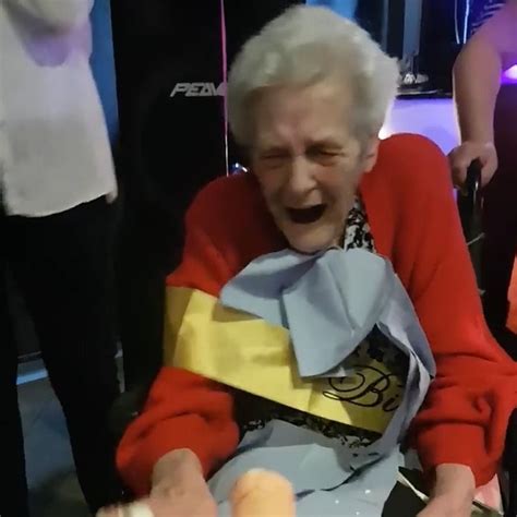 90 Year Old Granny Gets Presented With Squirting Penis Cake At Birthday