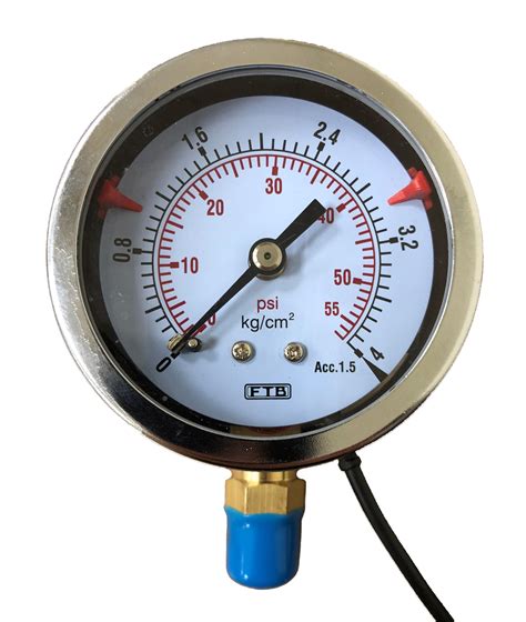 Hydraulic And Pneumatic Pressure Gauge With Switches Hydraulic And