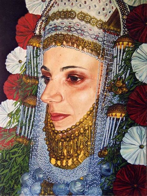 Yemenite Jewish Bride Painting By Giora Eshkol