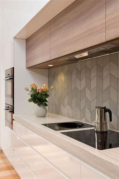 20 Simple Modern Kitchen Wall Tiles Design Background Wallpaper Free