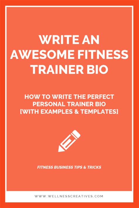 Write The Perfect Personal Trainer Bio With Examples And Templates
