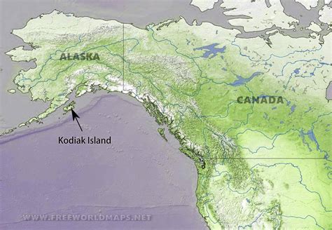Kodiak Island Maps