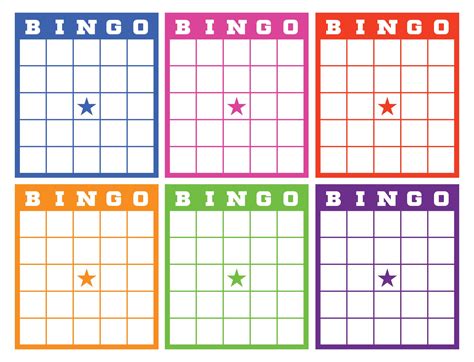 Bingo Cards Template Free Printable Printable Templates