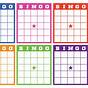 Printable Blank Bingo Cards