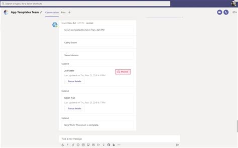 Solution Overview Officedevmicrosoft Teams Apps Scrumsforgroupchat