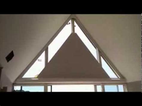 The triangle shades trope as used in popular culture. Electric Triangle Roller Blind - YouTube