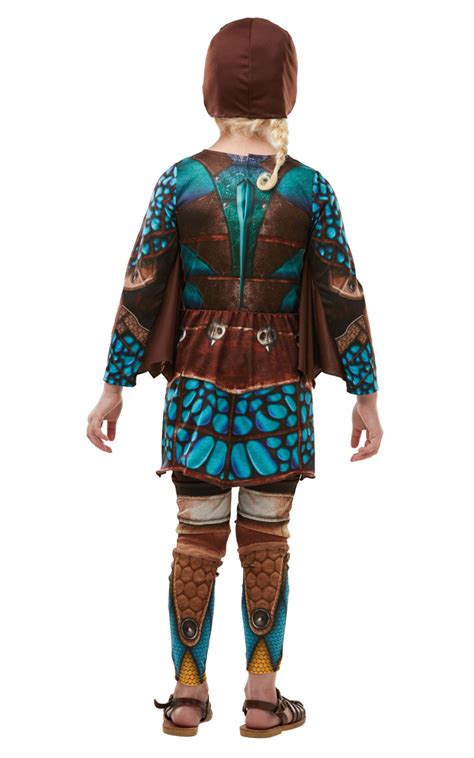 Deluxe Battlesuit Astrid Girls Costume How To Train Your Dragon Mega Fancy Dress