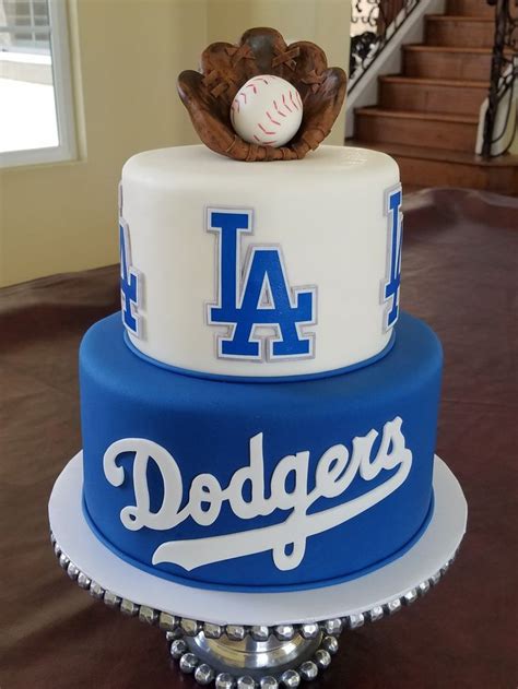 Happy 21st birthday to one of the best nascar sites, jayski! Los Angeles Dodgers Cake | Baseball birthday cakes ...