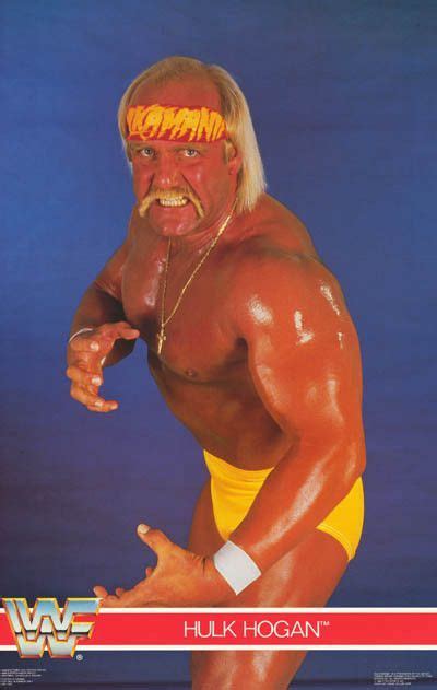 Hulk Hogan 1988 WWF Wrestling Poster 22x34