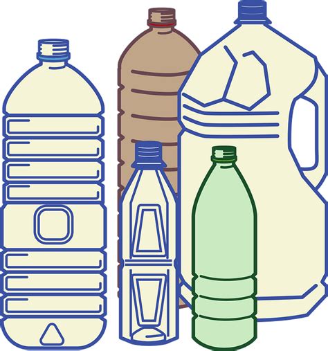 Plastic Bottle Clipart プラスチック イラスト フリー Png Download Full Size