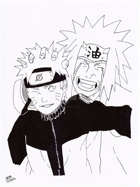 Naruto And Jiraiya By Maniacrazor On Deviantart Naruto Tattoo Naruto