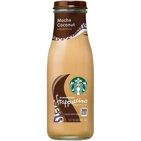 Starbucks Frappuccino Mocha Coconut Chilled Coffee Drink 137 Fl Oz