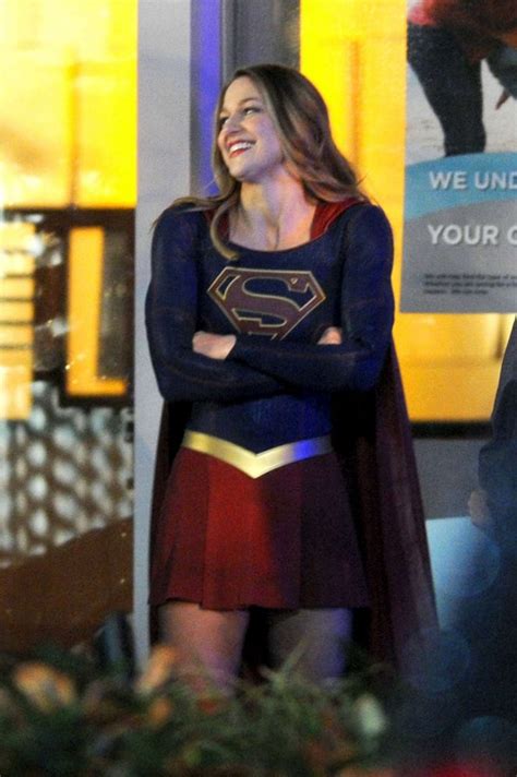Melissa Benoist Filming ‘supergirl Set In Vancouver Gotceleb