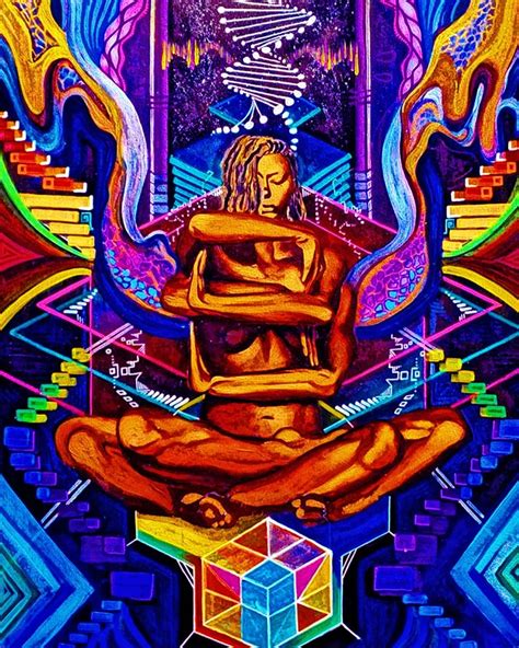 Pin By B Lated On Sacred Geo Psychedelic Art Surreal Art Visual Art