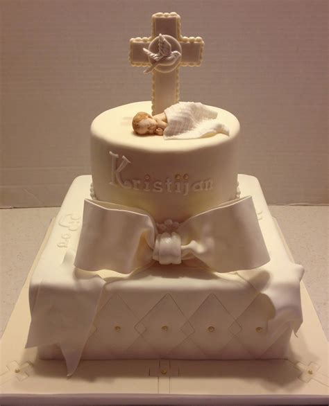 Marymel Cakes Simple Sweet And Elegant Christening Cake