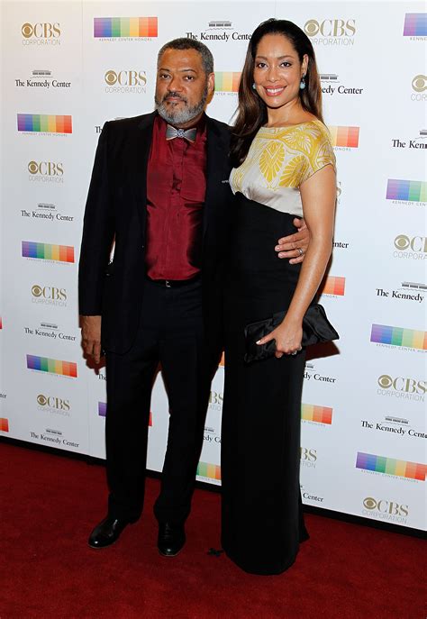 New Woman Laurence Fishburne Makes First Public Appearance With