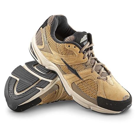 Mens Avia® 378 Walking Shoes Tan Black 220205 Running Shoes