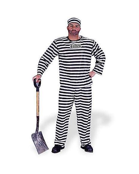 Adult Jailbird Convict Costume