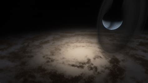 Ringed Earth Like Hanging Over Galaxy Stars Disabled Rspaceengine