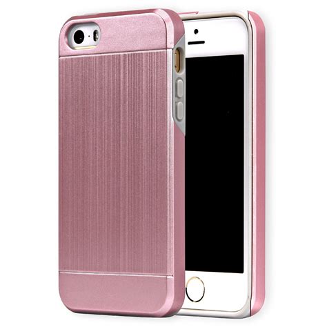 Onn Metallic Effect Rose Gold Case For Iphone 55sse