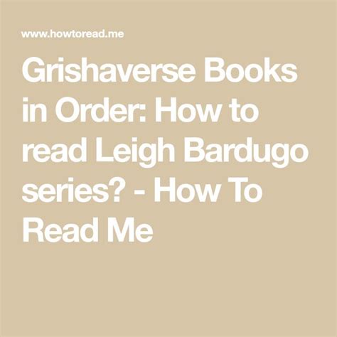Grishaverse Books In Order How To Read Leigh Bardugo Series How To