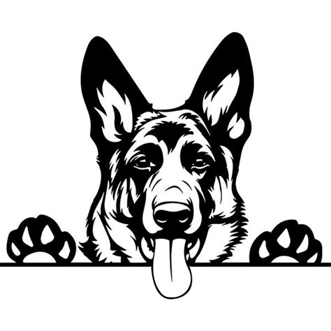 German Shepherd Dog Logo Pics Aesthetic
