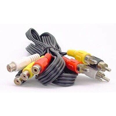 Audio Video Rca Phono Av Extension Lead Cable Phono Male To Female