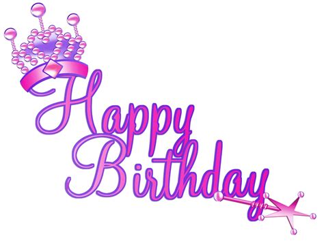 Free Download Glamorous Happy Birthday Clipart For Your Creation
